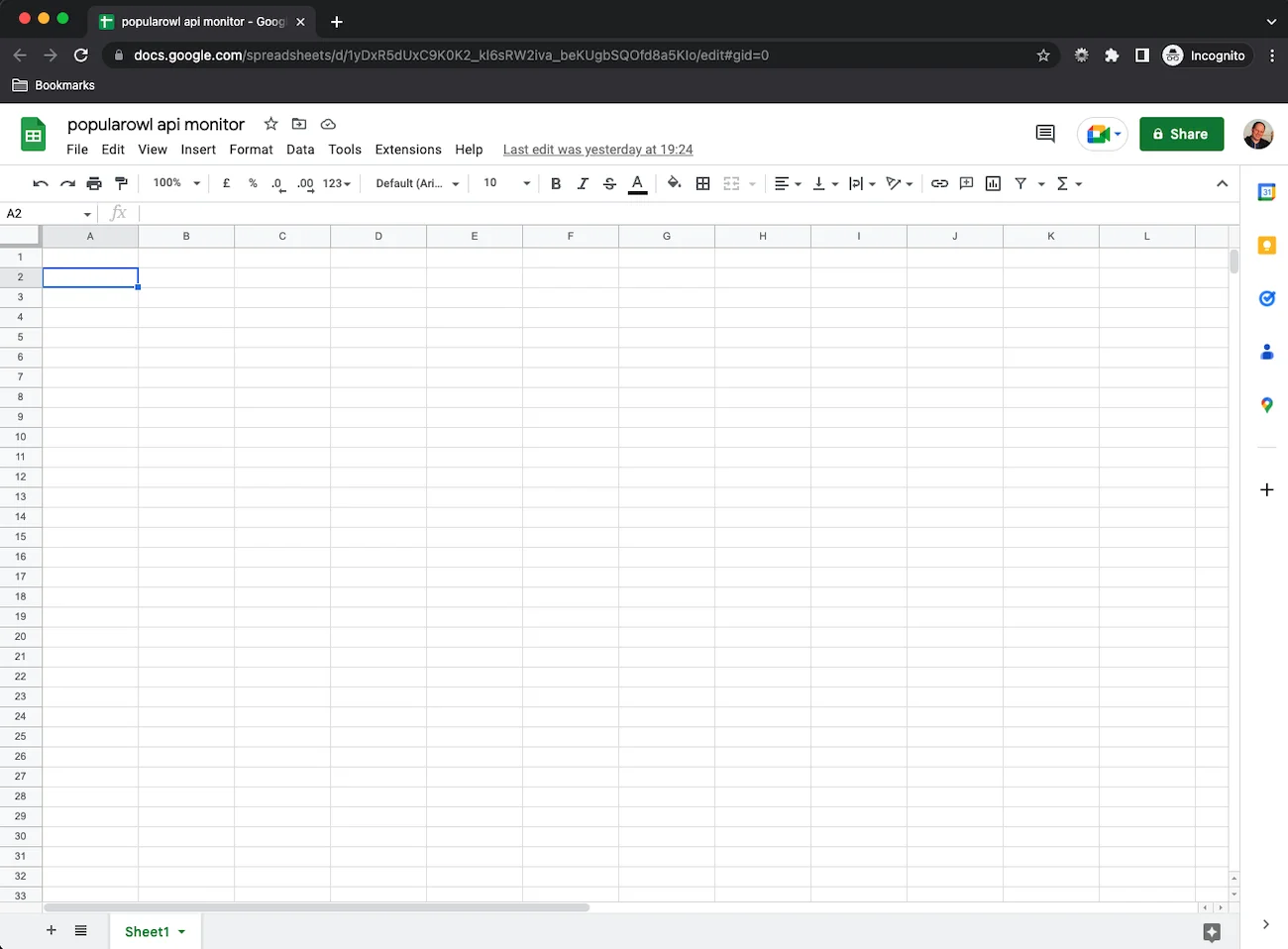 api monitoring with google sheets new file api monitoring with google sheets new file