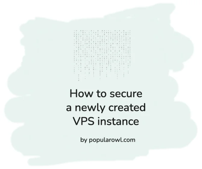 How to secure a new VPS server instance How to secure a new VPS server instance